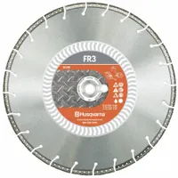 This diamond saw blade is designed for cutting concrete and ductile iron. With a 16-inch blade diameter and 1-inch arbor, it supports both wet and dry operation when used with a power cutter