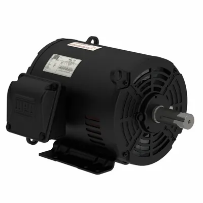 WEG General Purpose Motor: Rigid Base Mount, Open Drip Proof, 15 hp, 1,775 RPM - Rigid Base 3-Phase General Purpose AC Motors