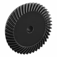 Spiral Bevel Gear: Spiral, Gear Ratio 2.5, Right Hand, Module m 2, 45 Teeth, 12 mm Bore Dia (MPN SBS2-4518R)