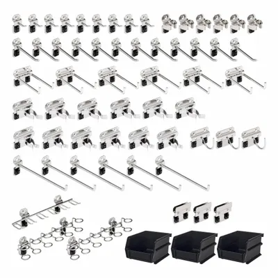 TRITON PRODUCTS SSLH3-Kit Hook & Toolholder Assortment for - Hook & Toolholder Assortments for Square-Hole Pegboard