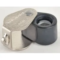 BAUSCH & LOMB Hastings Triplet Magnifier: 20X, 0.5 in/1.3 cm Focal Distance, 8.3 mm Lens Dia (MPN 81-61-81)