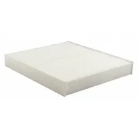 Rectangular panel cabin air filter with paper media. Designed for installation in the cabin of Peterbilt vehicles to filter incoming air. Direct replacement for Baldwin Interchange PA30093