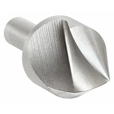 KEO 60° Single-Flute Countersink, 1-1/2 in Body Dia, 3/4 in Shank, HSS - Fast-Cutting Single-Flute Countersinks
