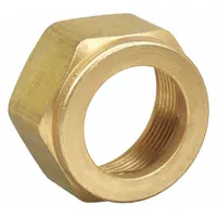 Brass compression nut for double-ferrule fittings, part of the A-Lok(R) series. Thread size 1"-20, compatible with Swagelok fittings. Used in instrumentation, hydraulic, and process systems for leak-tight tube connections