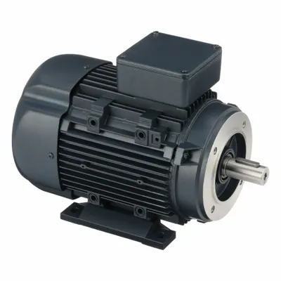 LEESON Metric Motor: 3 hp, C-Face/Rigid Base Mount, 90L Frame Size - C-Face with Rigid Base 3-Phase IEC Metric General Purpose AC Motors