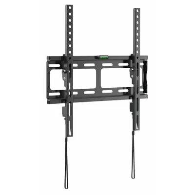 PEERLESS Wall Mount: Wall, Max. 88 lb, Fixed, Powder Coated, Black, For Televisions - Fixed Television Mounts