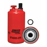 BALDWIN FILTERS Fuel Filter: Spin-On, 3 11/16 in Outside Dia, 1"-14 Thread Size, Cellulose, Volvo (MPN BF46065-SPS)