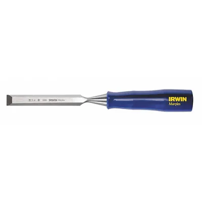 IRWIN Wood Chisel, 5/8 in Wd, Straight Tip, 4 1/2 in Overall Length - Wood Chisels
