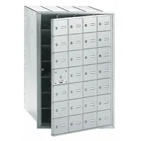 Mailbox: 4B+, 28 Doors, Horizontal, 40 3/4 in H x 29 1/4 in W x 16 1/2 in D, Recessed Mounting (MPN 3628AFU)