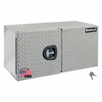 BUYERS PRODUCTS Underbody: Underbody Truck Box, Double Barn Doors Door, 24 in Overall Dp, Silver (MPN 1702230)