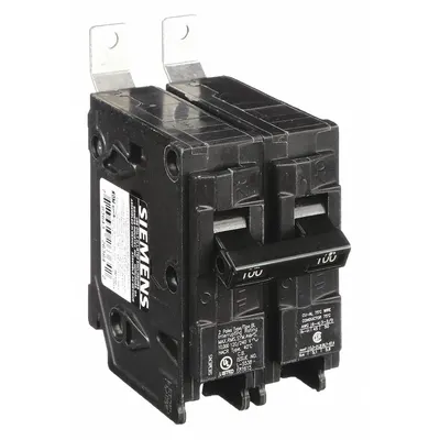 Siemens B2100 BL Series 100A 2-Pole Bolt-On Miniature Circuit Breaker - B Series, Bolt-On Siemens Miniature Circuit Breakers