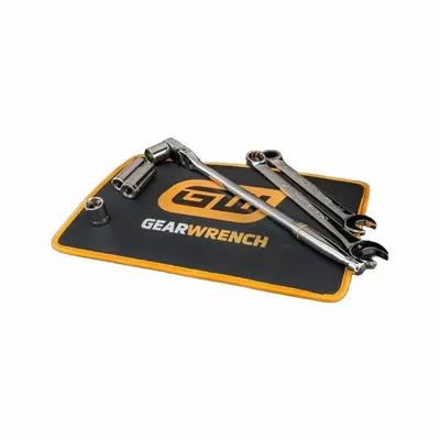 GEARWRENCH GWMAGMAT1812 18 in x 12 in PVC Magnetic Tool Mat, Black - Tool-Holding Magnetic Bars, Racks & Rolls