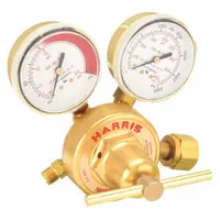HARRIS Gas Regulator: Single Stage, CGA 300 Inlet, 9/16"-18 M LH Outlet, 15 psig, Neoprene Diaphragm (MPN 425-15-300)
