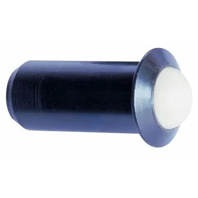 TE-CO Ball Plunger: Press Fit, Steel Body w/ Nylon Ball, 3/16 in Body Dia - Press-Fit Ball Plungers