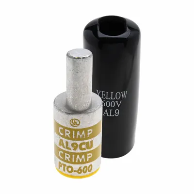 POLARIS PTO-600 Pin Terminal Compression Adapter for Aluminum Conductors - Pin Terminal Compression Adapters