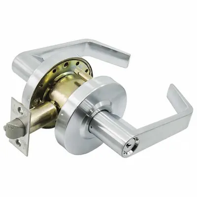 TELL MANUFACTURING L2053-26D Office Lever Lockset, Chrome - Office Lever Locksets