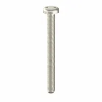 Tamper Resistant Screw: #10-32 Thread Size, 2 in Lg, Stainless Steel, Plain, Pan, Spanner, 25 PK (MPN 121267)