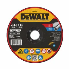 Type 1 cut-off wheel designed for high-performance cutting of carbon and stainless steel. Features a 4-inch diameter, 0.045-inch thickness, and 5/8-inch arbor. Constructed with 60-grit Zirconia Alumina abrasive for efficient material removal. Suitable for metal fabrication, maintenance, and repair tasks.