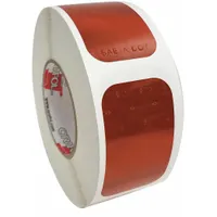 Reflective Tape: Construction/Emergency Vehicles/Trucks and Trailers, Amber, 2 in Wd, 500 PK (MPN V32-1749-020168)
