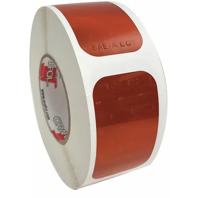 ORALITE Reflective Tape: Construction/Emergency Vehicles/Trucks and Trailers, Amber - Vehicle Reflective Strips