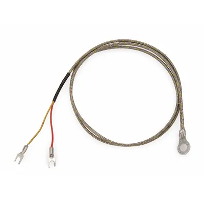 TEMPCO Type K Ring Thermocouple, 4 ft Cable, Bolt Mount - Thermocouples for Surface Applications