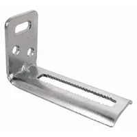 This hanging door pivot bracket from PRIME-LINE is designed for use with closet doors. It provides a pivot point for the door to swing open and closed, commonly used in interior applications where a standard hinge is not suitable. The bracket measures 3 1/8 inches in height