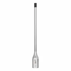 This hex bit socket features a 3/8 in drive size and a 5 mm hex tip with a fixed insert design for secure bit retention. With an overall length of 6 in, it is suited for driving hex-head fasteners in assembly, maintenance, and repair tasks across various settings.