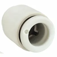 SMC Push-Fit Cap: 4 mm OD Size, Push-to-Connect, Polybutylene Terephthalate, 14 1/2 mm Overall Lg (MPN KQ2C04-00A)