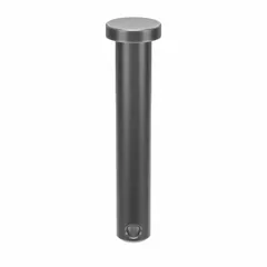 This standard clevis pin has a 1/4 in diameter and 1-1/2 in shank length, supplied in a 25-piece pack. It is used as a removable pivot point in mechanical linkages and fastening assemblies. Suitable for inch-series applications.