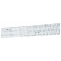 Reflective Tape: Buses/Construction/Emergency Vehicles/Rail, White, 2 in Wd, 12 in Lg, Acrylic, 5 PK (MPN 983-10)