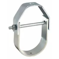 Clevis Hanger: Zinc-Plated Steel, For 8 in Pipe, For 3/4 in Threaded Rod, 2,000 lb Load Capacity (MPN 0500359740)