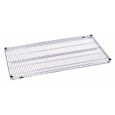 METRO Wire Shelf: 48 in x 36 in, 5 Shelves, Split Sleeve, 800 lb Load Capacity - Wire Shelves for Dry Use