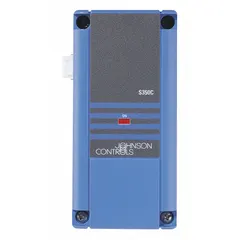 Wall-mount humidity controller for dehumidifier control, operating on 120/240V AC input voltage. Includes an outdoor temperature sensor for ambient compensation. Suitable for use in commercial or industrial HVAC systems to manage humidity levels.