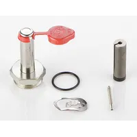This repair kit includes a plug nut and core tube for servicing ASCO solenoid valves. It is compatible with model 8262G208V and allows field replacement of worn internal components to restore valve function in fluid-control systems