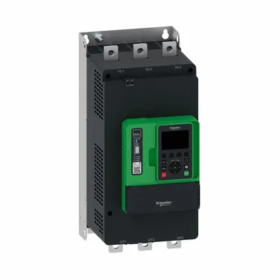 SCHNEIDER Soft Start: 208-690V AC, 320 A Output Current, With Bypass, IP00, 60/50 Hz - Schneider Altistart ATS 490