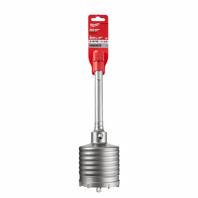 MILWAUKEE SDS-MAX Core Bit: SDS Max Shank, 3 9/16 in Core Dia - One-Piece SDS-Max Core Bits