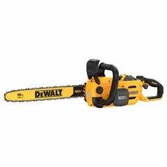 Rear-handle chainsaw with automatic chain oiler, powered by a 60 V battery system and rated at 40.9 cc engine displacement. Suitable for tree felling, limbing, and firewood cutting in forestry, landscaping, and construction applications.