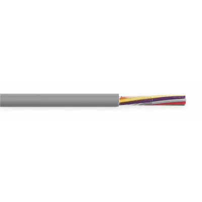 CAROL Communication Cable: 100 ft Cable Lg, 7 Strands, 24 AWG, Riser, Comm Cable - Unpaired Shielded Cables