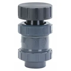 Air release valve for automatic venting of trapped air and gases in piping systems. Features a 1 1/2 in inlet connection and EPDM seal. Used in water, chemical, and HVAC applications to prevent air locks and maintain flow efficiency.