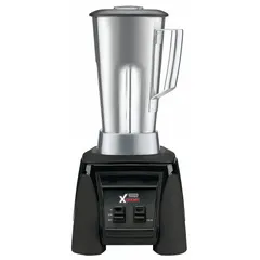 This heavy-duty blender features a 3 hp motor, 2 speeds, and pulse function, operated by a switch. The stainless steel construction is suited for high-volume blending tasks in commercial kitchens, bars, and restaurants. It operates on 120V AC and does not include a sound enclosure.