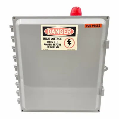 SUMP ALARM Control Panel: Simplex, Single Phase, 120/208/240V AC, 6 to 10 A, Vertical Float - Multi-Purpose Pump Control Panels