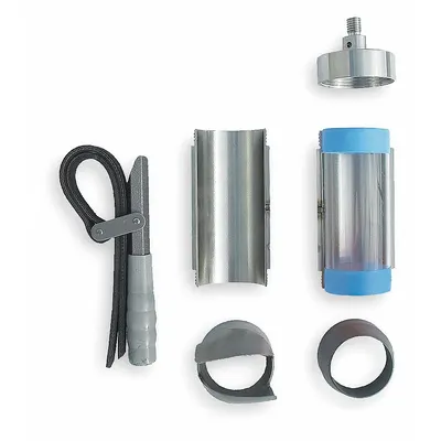 AMS Core Sampler with Core Tip: Stainless Steel, 5/8 in Connection Size, 2 in Overall Dia - Soil Core Samplers