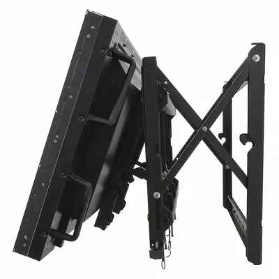 PEERLESS Wall Mount: Wall, For 40 in to 65 in Screens, Max. 125 lb, Fixed, Powder Coated - Fixed Television Mounts