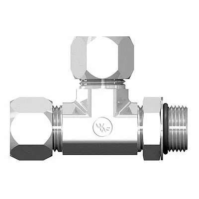 WEATHERHEAD 7716X06X06X06 Flareless Bite-Type Steel Compression Tee Fitting - Flareless Bite-Type Steel Compression Fittings
