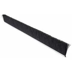 This TANIS strip brush features black crimped wire bristles with a 0.014 in diameter and a rigid steel backing. Suitable for industrial cleaning, sealing, surface finishing, deburring, sweeping, or light abrasion tasks in manufacturing and maintenance environments. Sold in a 10-pack.