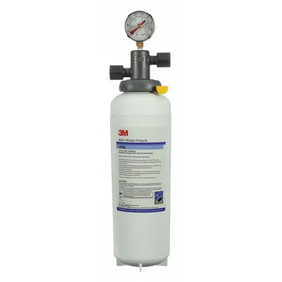 3M Water Filtration System: 0.2 micron, 3.3 gpm, 35,000 gal, 17 5/8 in Overall Ht - Drinking Fountain & Beverage Machine Water Filter Systems