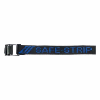CAPLUGS Bundling Strap: Std Buckle, Buckle/Hook-and-Loop Closure, Black - Hose Bundling Straps