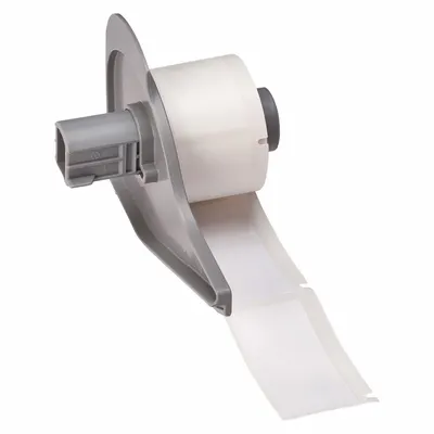 BRADY Pre-Cut Label Stock Roll: 2 in x 1 in, 1 in x 2 in, Polyester, Permanent Adhesive - Brady Precut Label Rolls