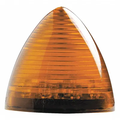 MAXXIMA Clearance Marker Light: Clearance Light, LED, Round, Surface Mount, Amber - Clearance Lights
