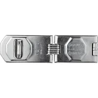 ABUS Hasp: Steel, 45 mm Ht, 6 1/8 in Lg, 229 mm Wd (MPN 1191)